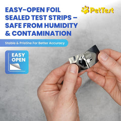Control solution included for quick checks in the PetTest kit