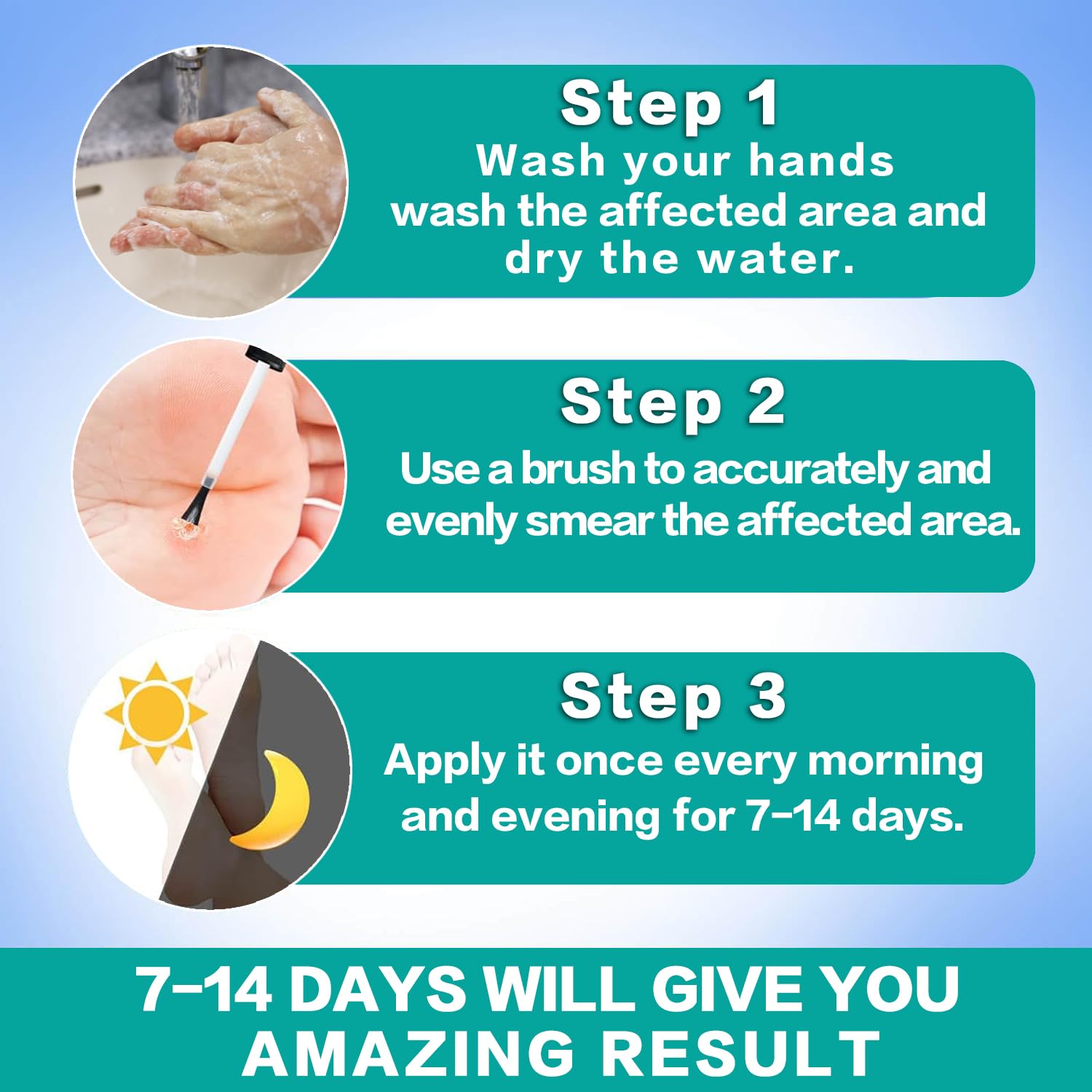 AEDNX Wart Remover bottle cap protects the formula when stored.