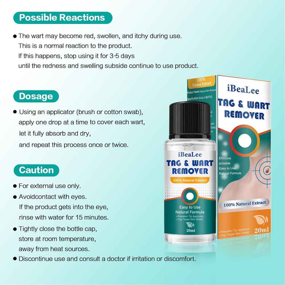 AEDNX Wart Remover packaging box communicates benefits and use clearly.