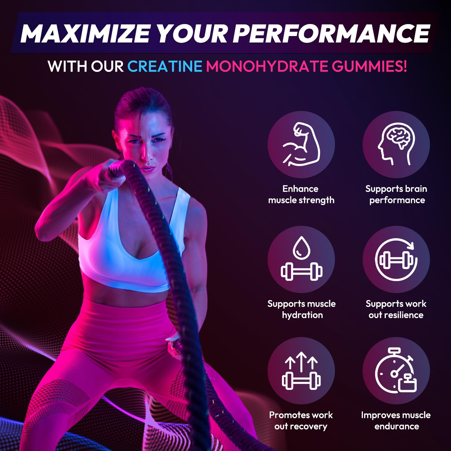 Ingredients focus: B12, B6, L-Taurine and L-Carnitine for daily training needs