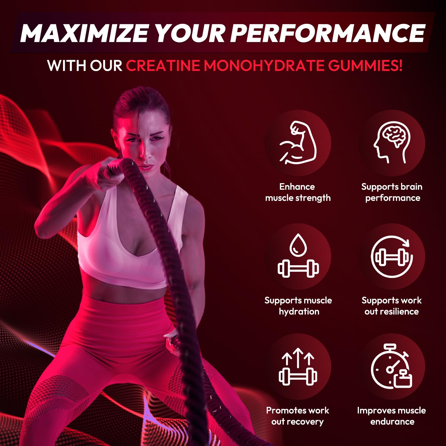 AEQNJV Creatine Gummies on-the-go pack ideal for gym bag use.