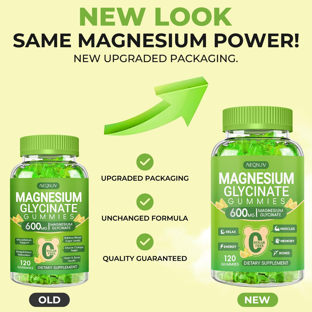 AEQNJV Magnesium Glycinate Gummies adult-use scene showing everyday routine