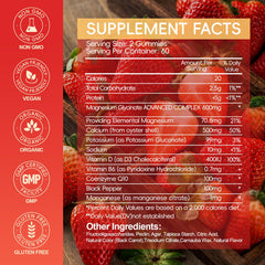 AEQNJV magnesium glycinate gummies pour into hand for easy, chewable daily use.