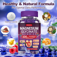 AEQNJV vegetarian-friendly gummy package signals dietary flexibility.
