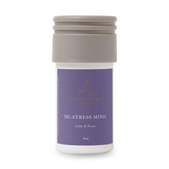 Aera Mini De-Stress Mind bottle shot highlighting calming frankincense, petitgrain and chamomile