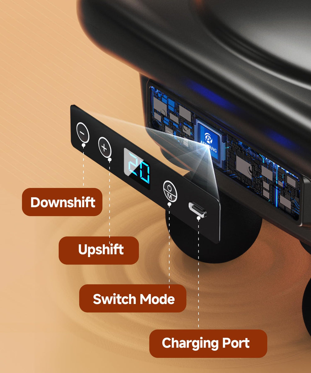 AERLANG quiet motor delivers steady percussion with minimal distraction.