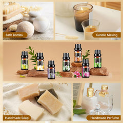 Aeshory peppermint 10ml bottle cools senses in diffusers and spa routines.