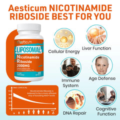 Aesticum Nicotinamide Riboside on a desk scene for daily use.