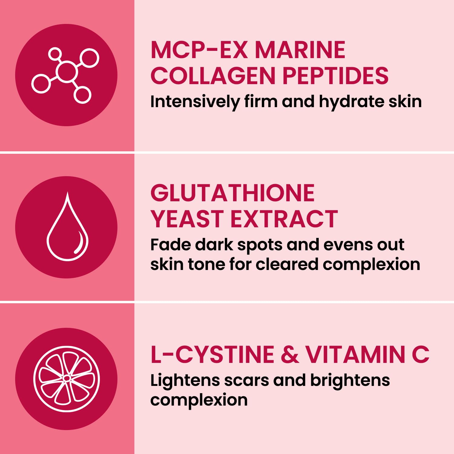 Capsule pack with water for nightly intake of AFC Japan Collagen White Beauty.