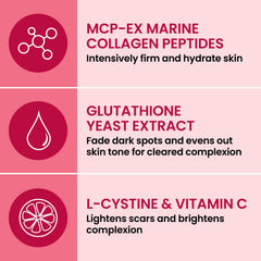 Capsule pack with water for nightly intake of AFC Japan Collagen White Beauty.