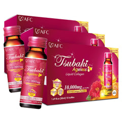 AFC Japan Tsubaki Ageless bottle pour for easy nightly use