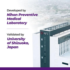 AFC Japan Ultimate Vision Pro bottle label closeup with nutrition facts
