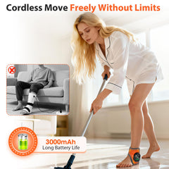 AFDEAL ankle wrap adjustable strap keeps secure fit during movement.
