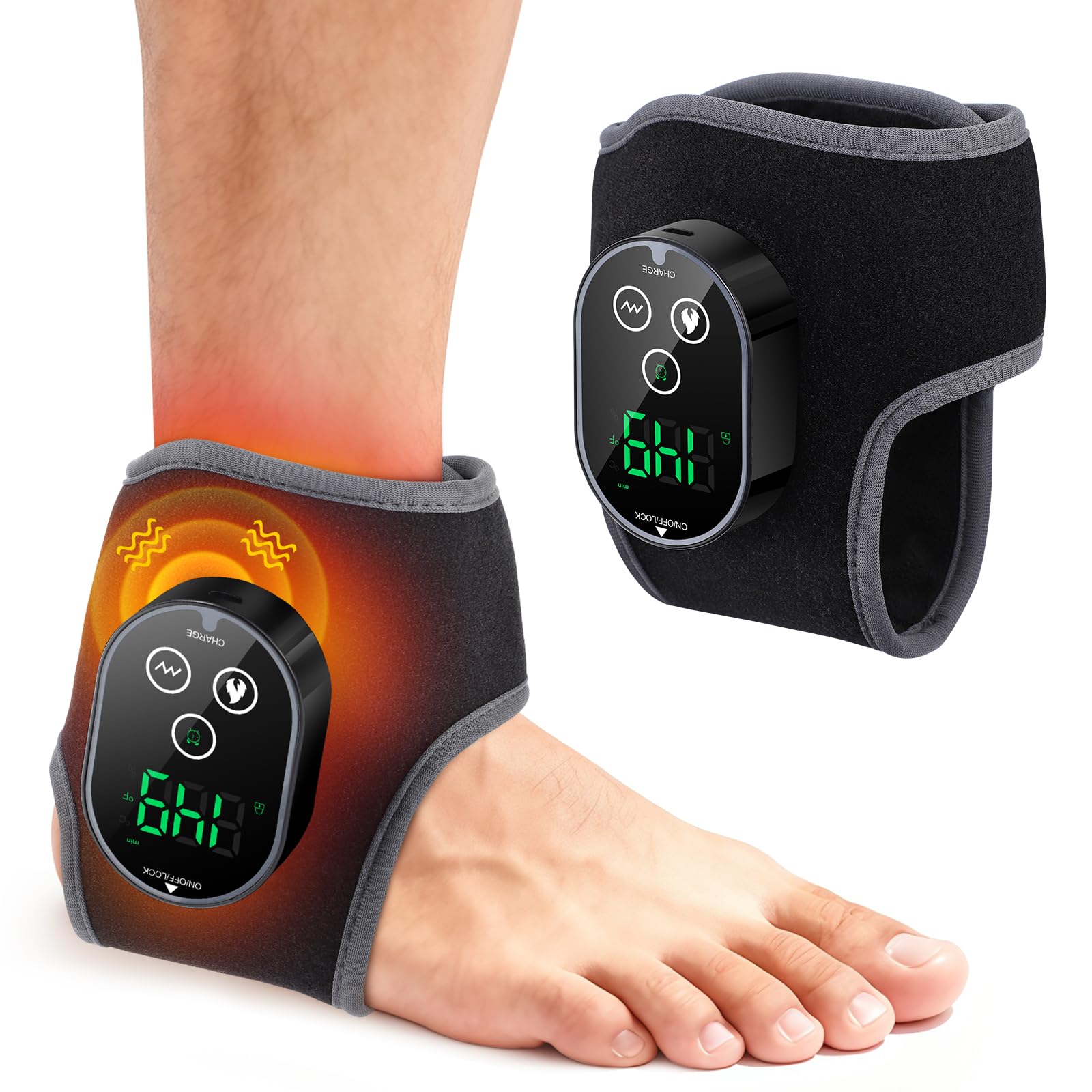 AFDEAL cordless ankle heating pad delivering targeted warmth for daily relief