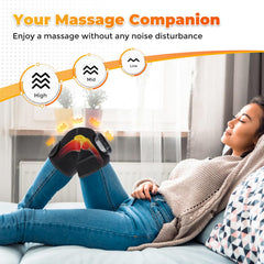 AFDEAL knee heating pad secure-fit straps provide stable wrap.