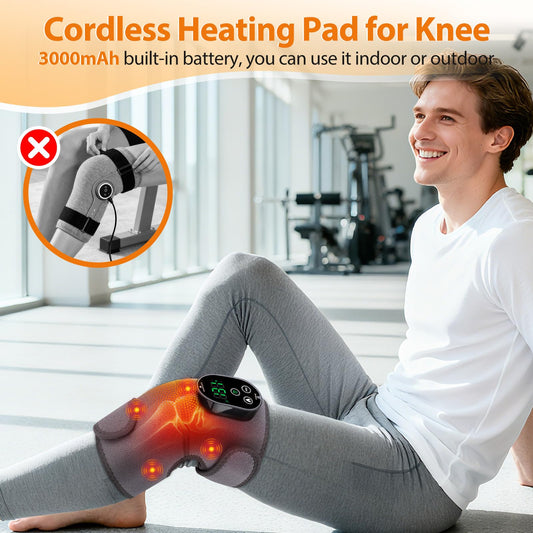 AFDEAL knee wrap control panel and display for easy heat and mode selection