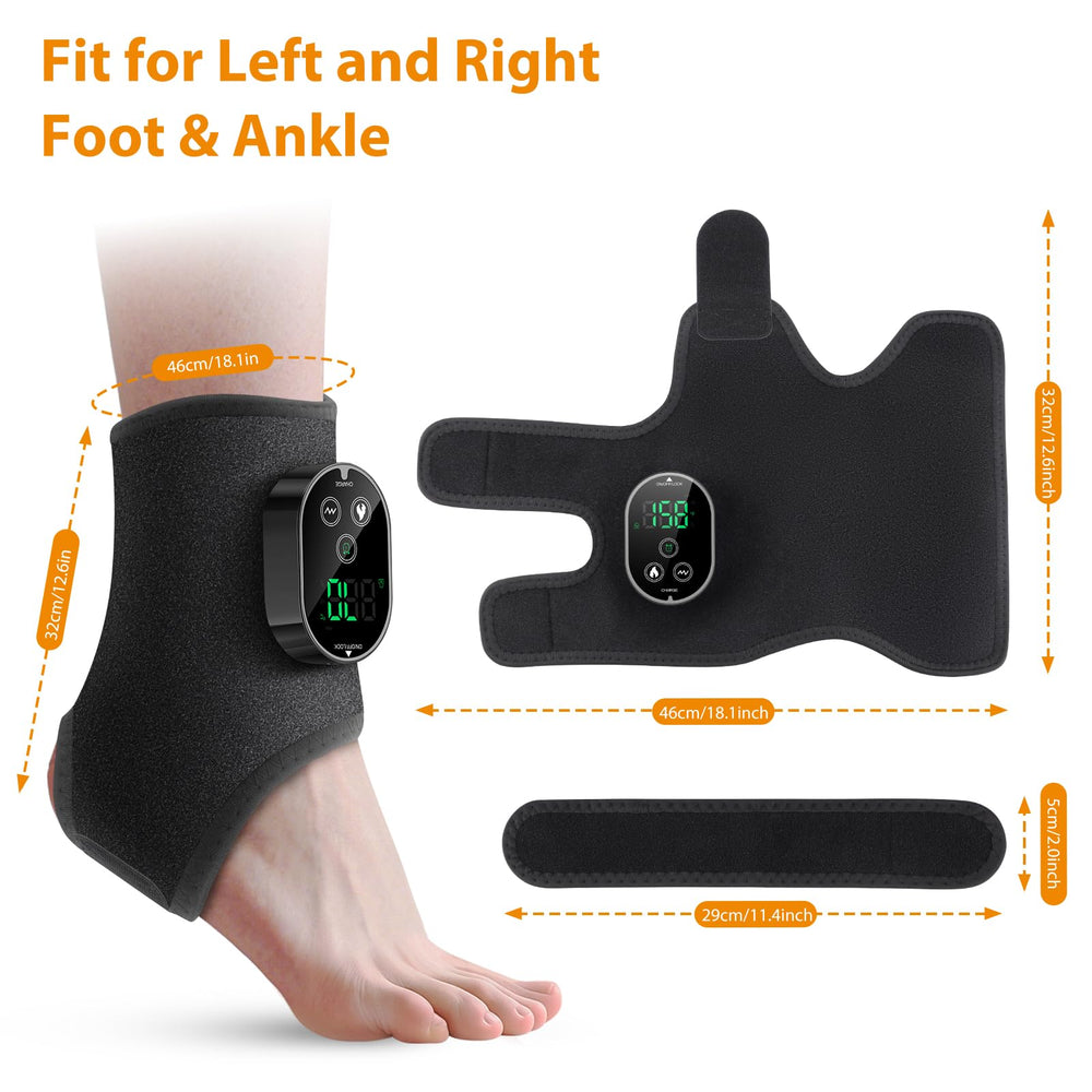 AFDEAL wrap-around design supporting foot, ankle, and calf coverage