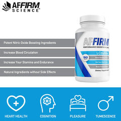 AFFIRM L-Citrulline packaging design emphasizes clarity and trust.