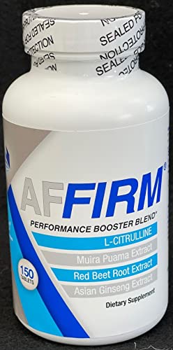 Close-up of AFFIRM L-Citrulline tablets highlighting compact, easy-to-swallow design.