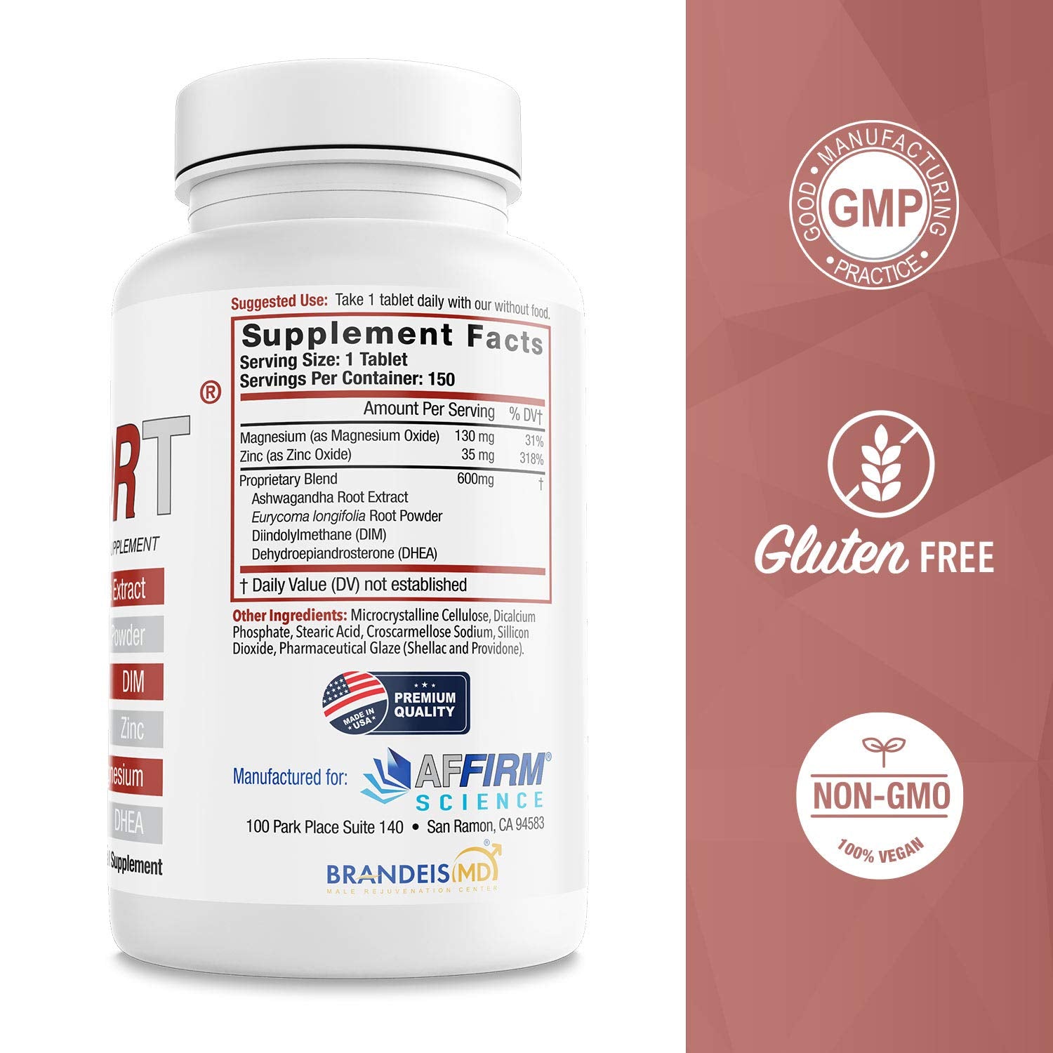 Affirm Support Ashwagandha blend scene highlights stress resilience potential.