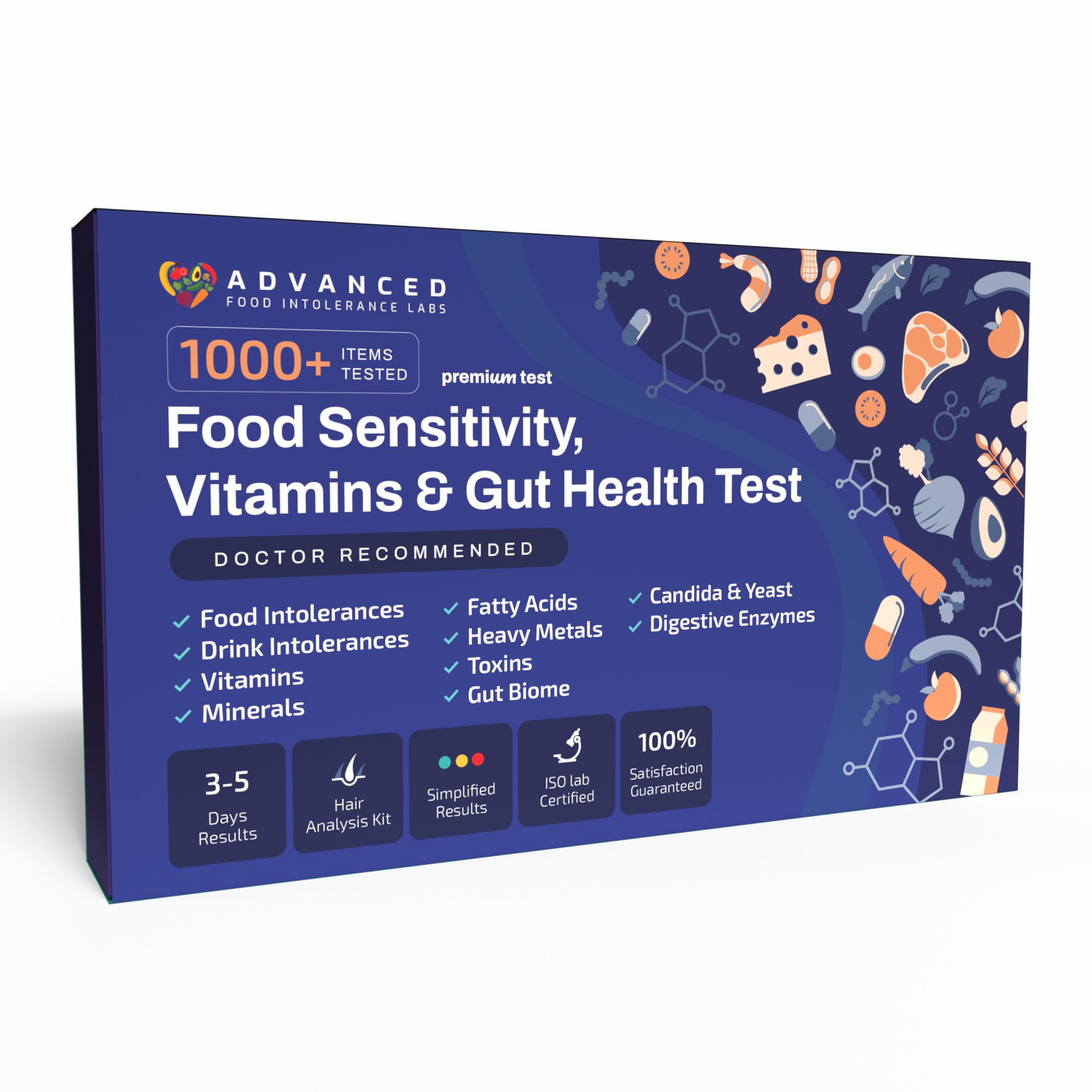 AFIL 1000+ hair sample: a single strand ready for at‑home wellness insights.