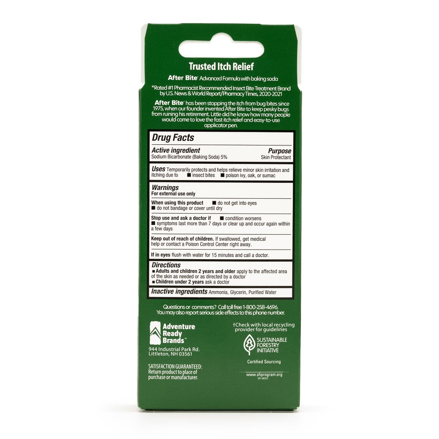 Bee sting relief with After Bite Advanced Formula pen applicator