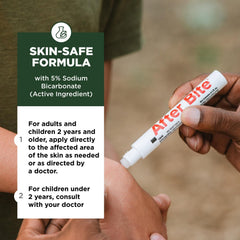 Compact packaging of After Bite Advanced Formula in travel kit