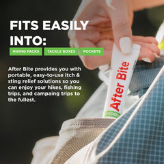 After Bite Outdoor Formula label diphenhydramine highlights active ingredient.