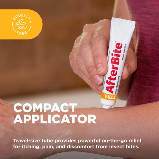After Bite Xtra 4-pack box provides convenient on-the-go itch relief.