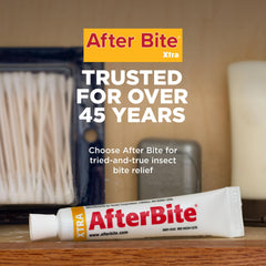 After Bite Xtra cruelty-free symbol signals gentle, responsible relief.