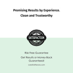 Afterave Essentials WeightMath lab-tested seal indicating quality with 20+ actives.