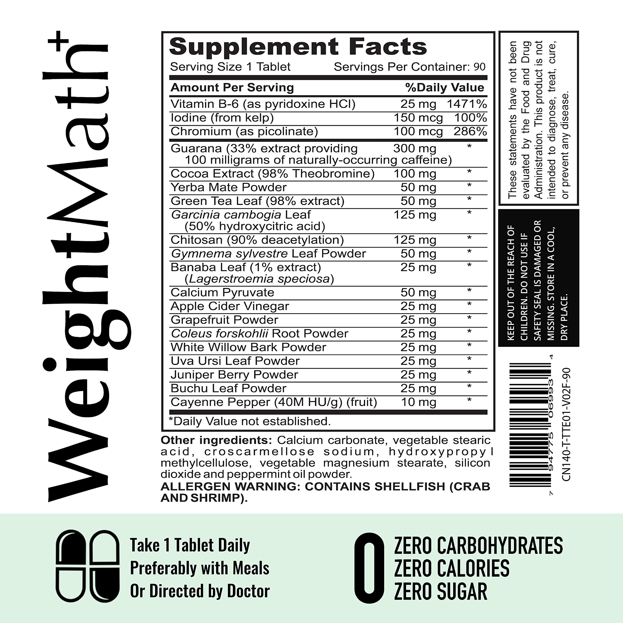 Afterave Essentials WeightMath probiotic system visible on packaging promotes gut balance.
