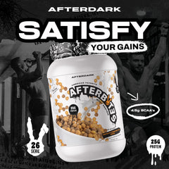 AfterDARK AfterBites shake glass with creamy texture ideal for recovery