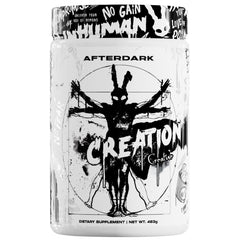 AFTERDARK Creation creatine-hmb powder bottle for strength-focused workouts