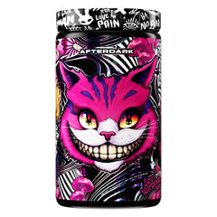 AFTERDARK INHUMAN Void bottle close-up highlighting vegan pre-workout energy.
