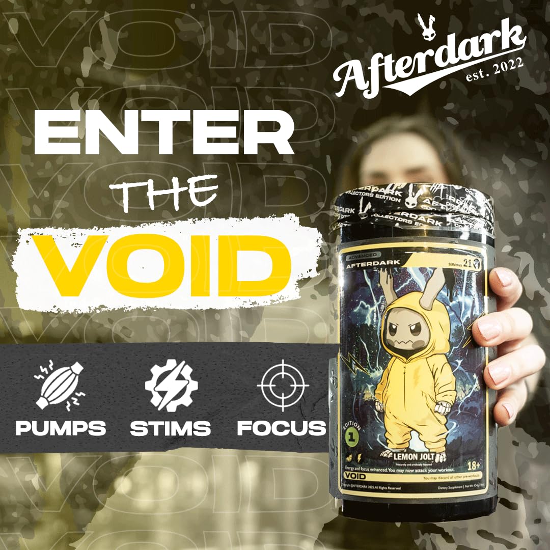 Cold water mix of AFTERDARK INHUMAN Void delivers focused endurance without crash