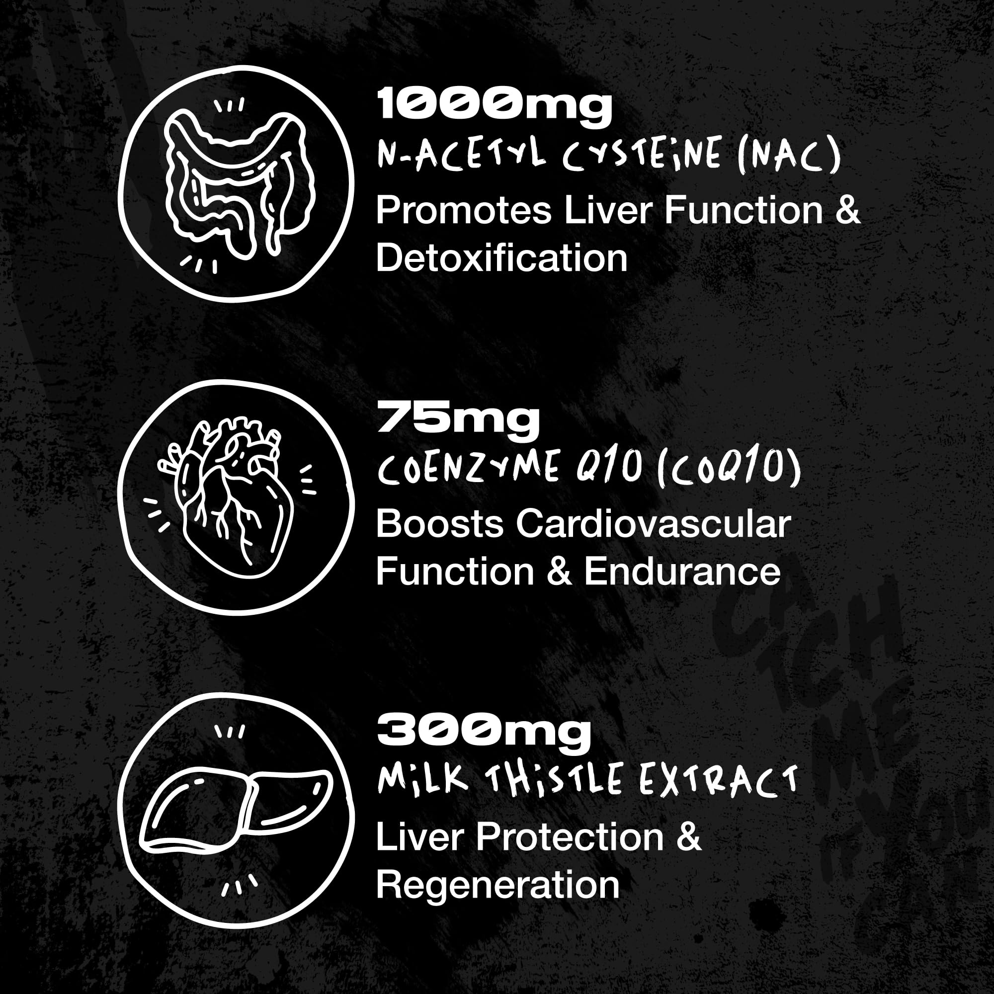 AfterDARK OrganX dosage chart indicates the 5-capsule daily serving for absorption.