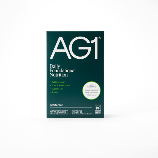 AG1 travel packs collection for on-the-go nourishment and consistency