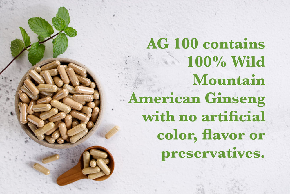 AG 100 capsules pour demonstrates easy daily intake