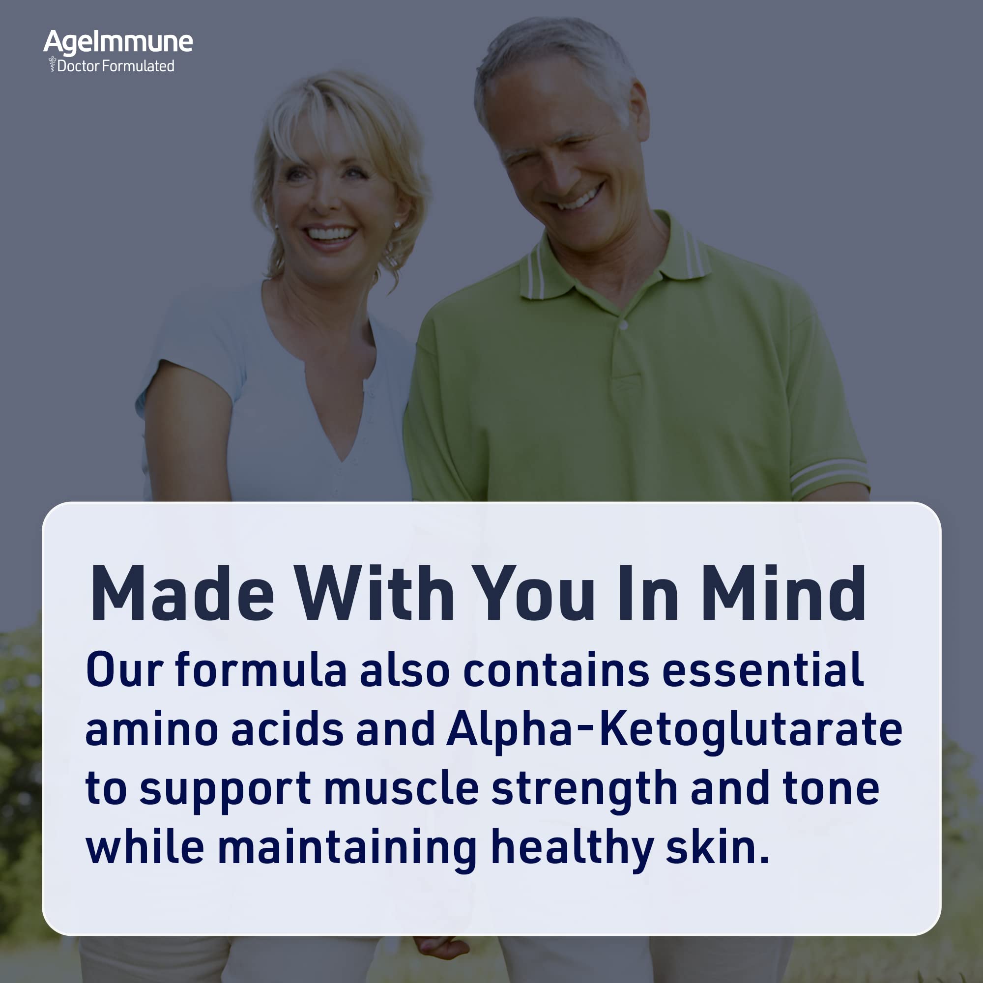 AgeImmune SOD vegan capsule with clean ingredient attributes.