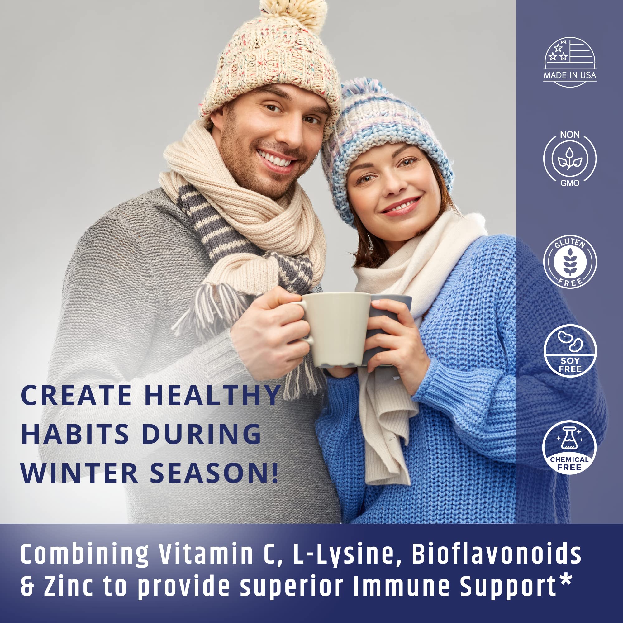 AgeImmune Vitamin C 1000mg capsules for convenient daily dosing