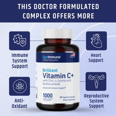 AgeImmune Zinc 12mg capsules for immune system maintenance
