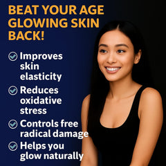 Ageless NAD+ supplement with glass of water symbolizing daily energy support.