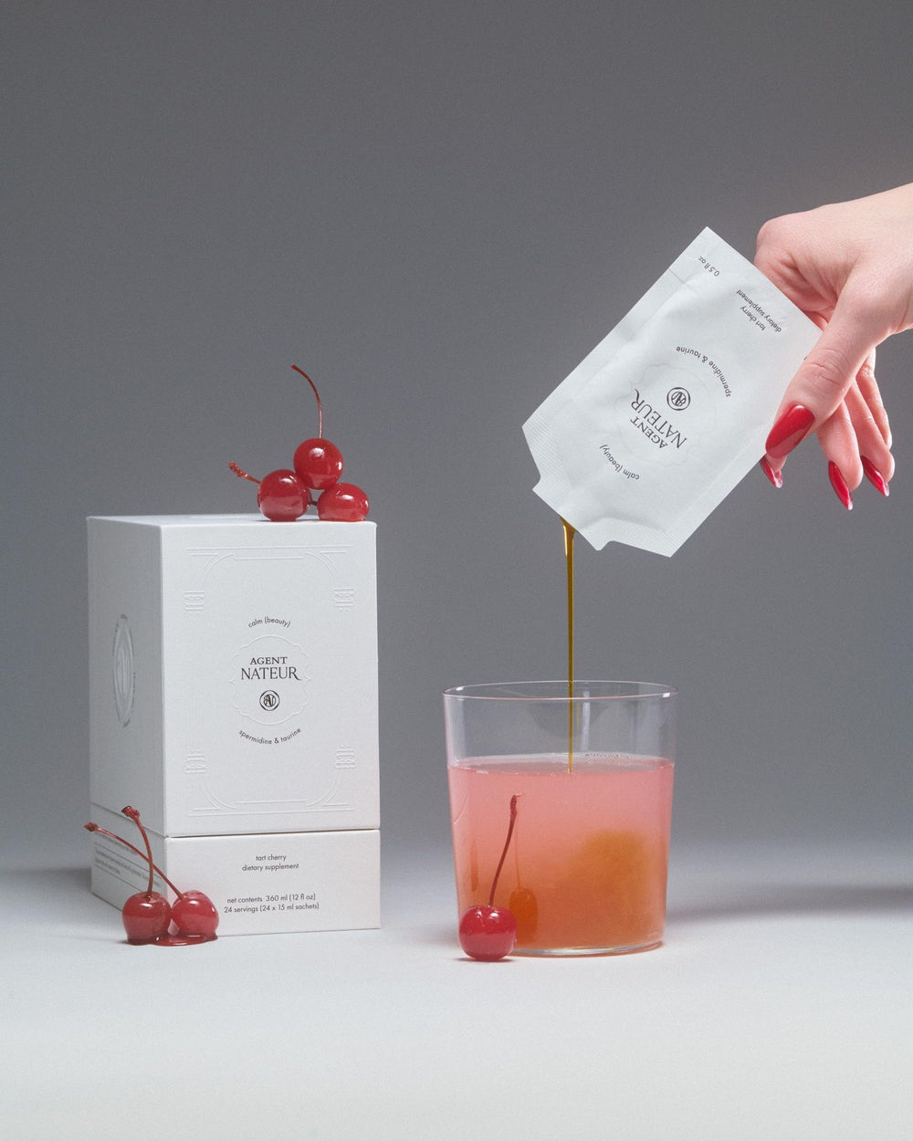 Agent Nateur Calm sachets displayed for an easy daily routine