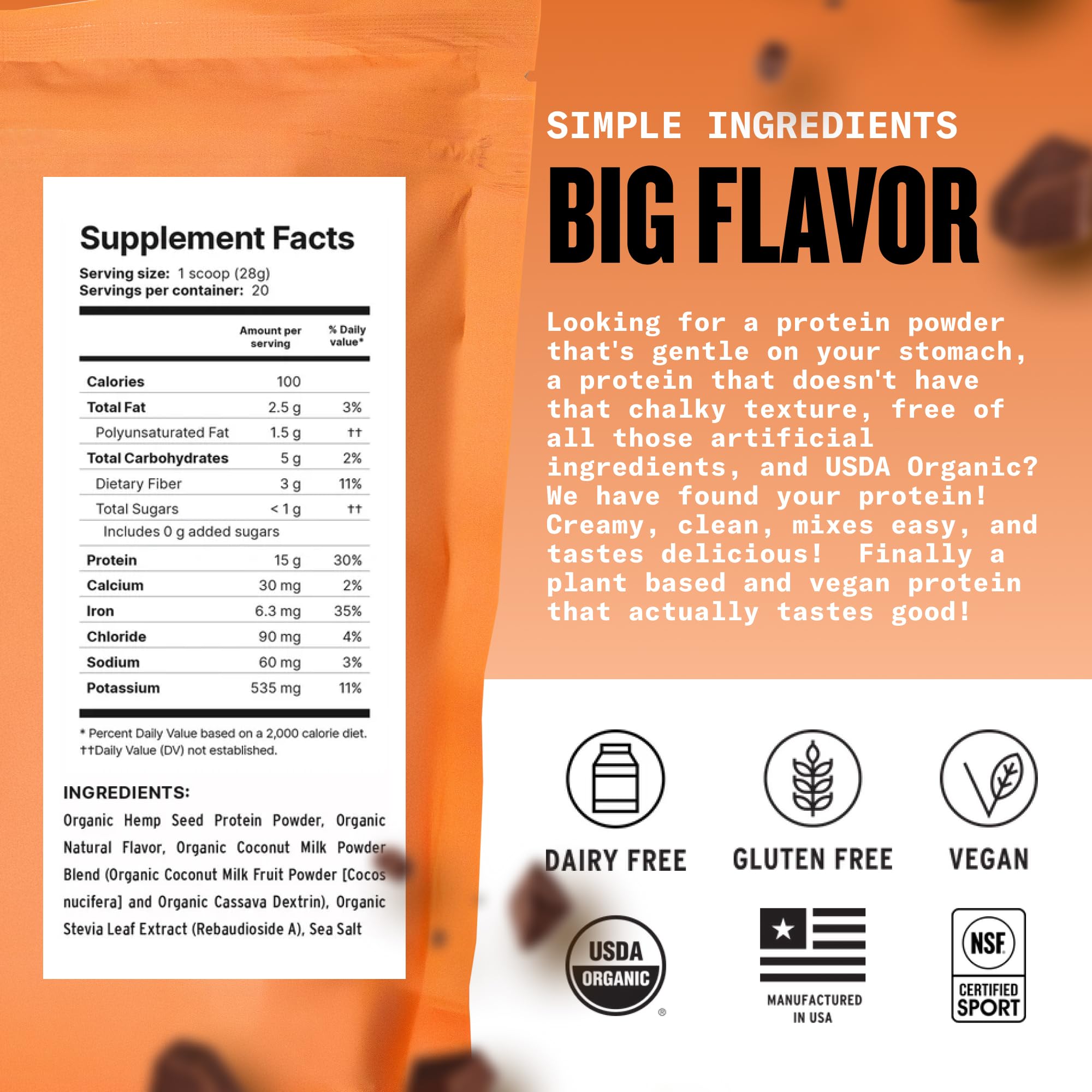 Agoge NSF-certified for sport hemp protein powder, pure and reliable for athletes.