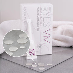AH! YES VM label close-up showing pH-matched formulation benefits.
