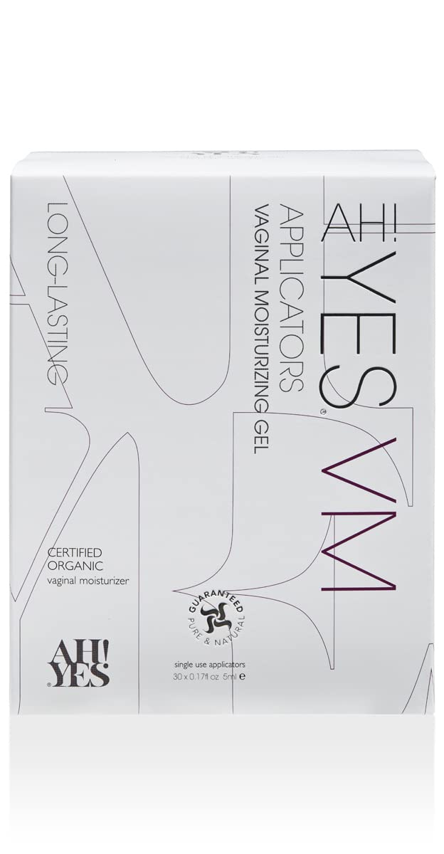 AH! YES VM water-based vaginal moisturizer bottle enabling quick intimate hydration.