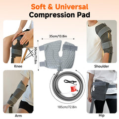 Aheamdear soft therapy pad with adjustable straps for secure recovery