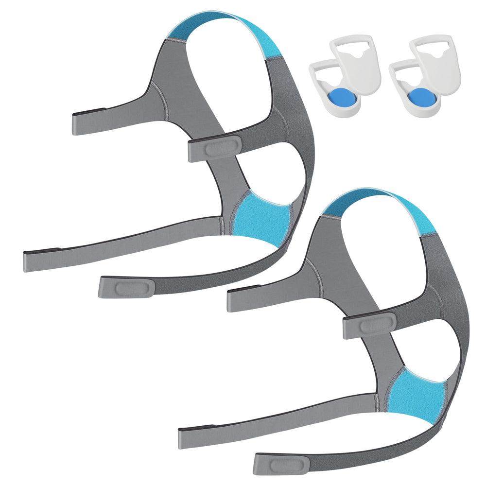 AHIYIYI AirFit F20 headgear with magnetic clips for quick, secure attachment