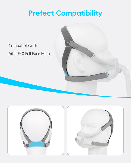 AHIYIYI headgear soft fabric provides gentle contact and comfort